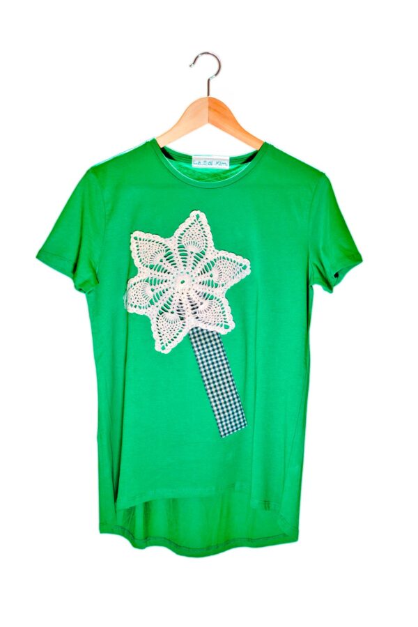 Maglia donna Merletti verde