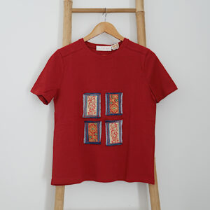 Maglia donna quadretti trimmings