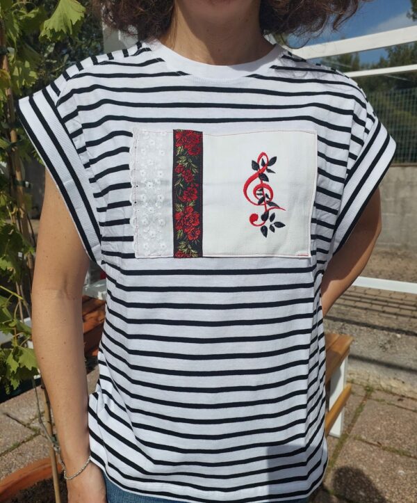 Maglia donna chiave di Sol - immagine 2